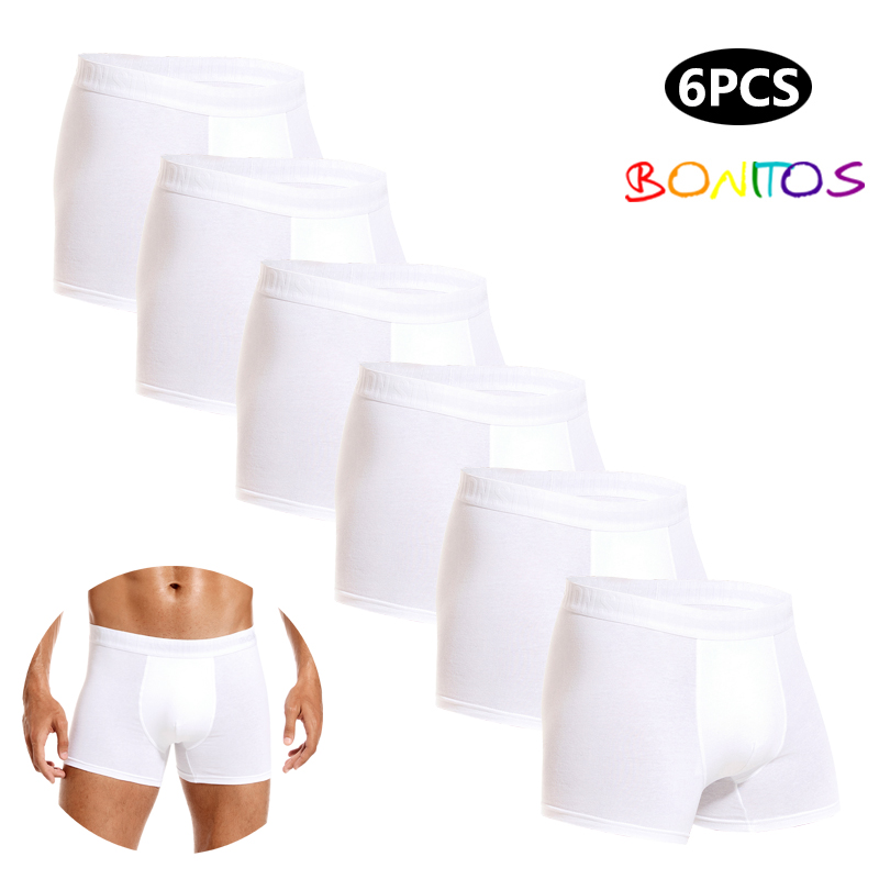 Adam için 6 adet beyaz erkek k - Boxer Shorts Modal incelemesi ve fiyatı