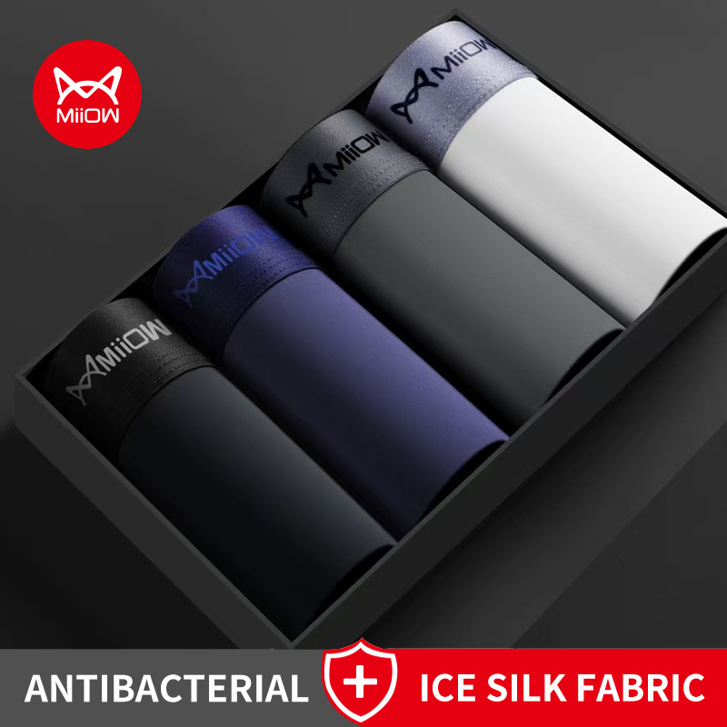 MiiOW 4 Adet Buz Ipek Erkek ba - Boxer Shorts Modal incelemesi ve fiyatı